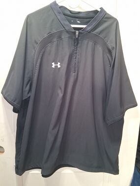Under Armour Black Short-Sleeve Performance Pullover
